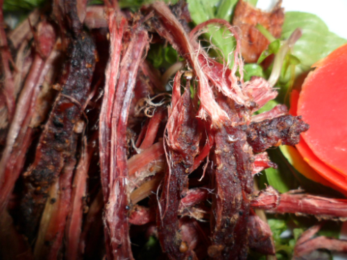 thịt châu gác bếp